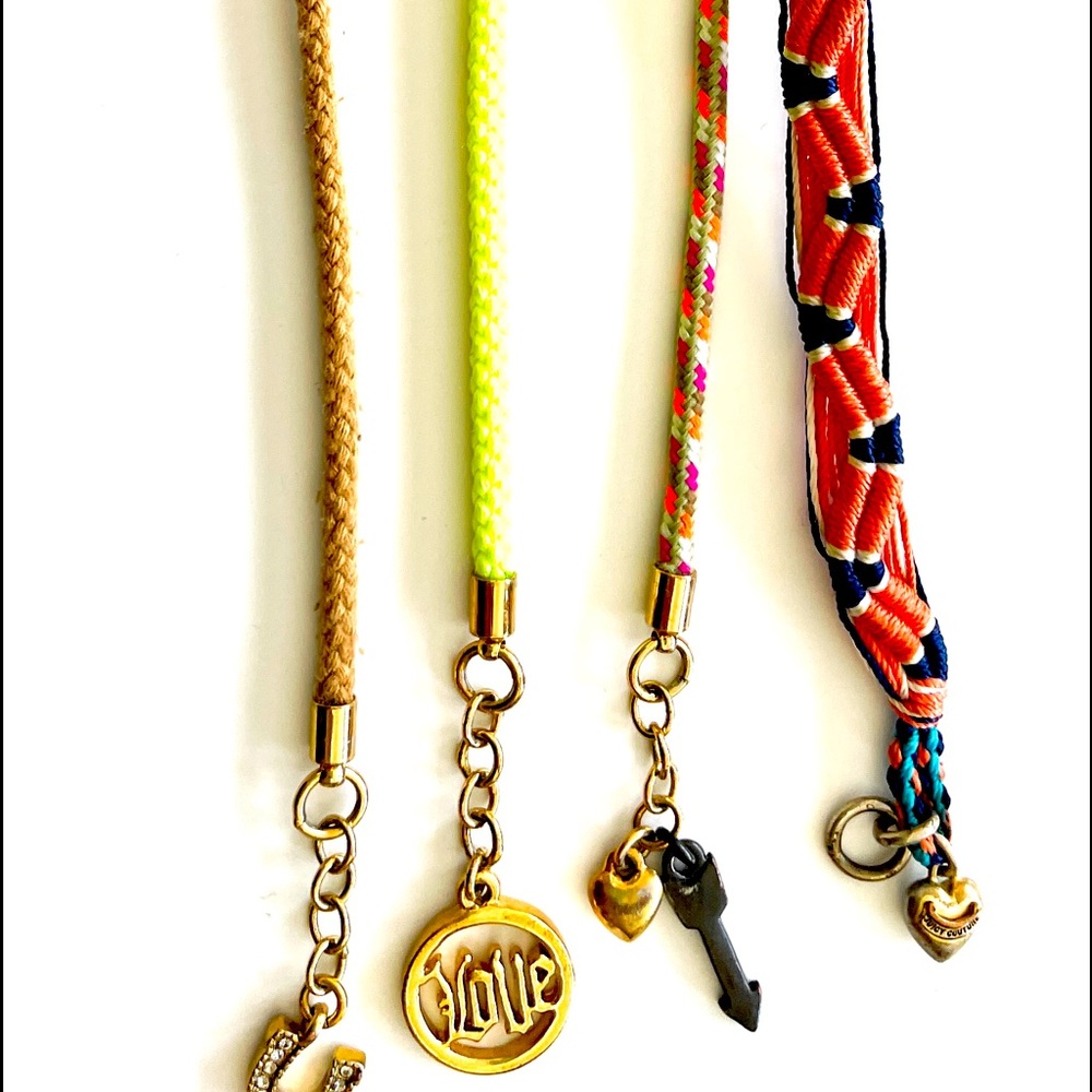 Set of Juicy Couture bracelets
